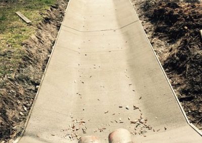 concrete swale