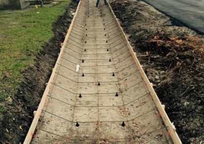 concrete swale